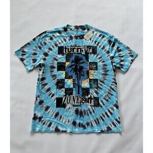 Guess Men’s Turn Up T-Shirt Short Sleeves Tie Dye Relax Fit Size M
